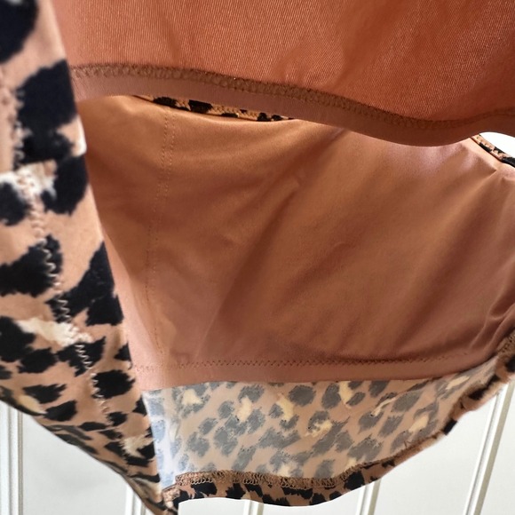 Aerie Scoop Bralette Leopard Print Crop Top Cute Casual Trendy‎ Medium - Picture 6 of 6